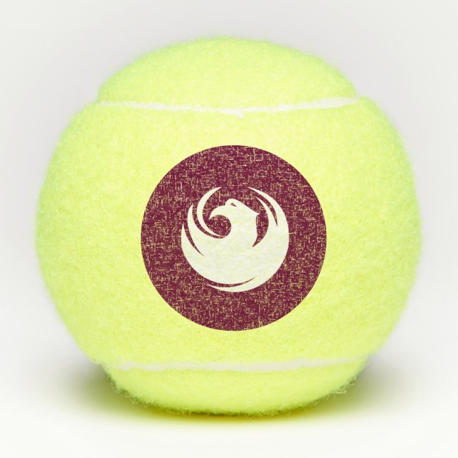 Penn tennis ball with flag of Phoenix City (Front)