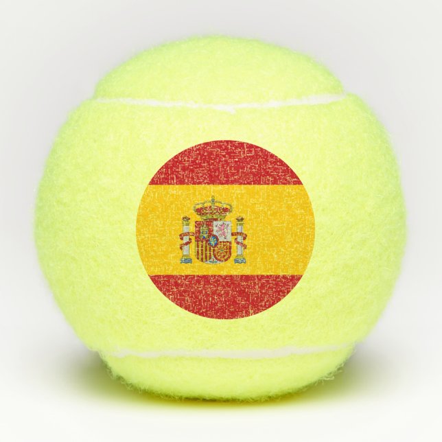 Penn tennis ball with flag of Spain (Front)