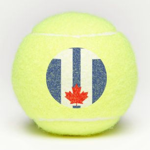 Penn tennis ball with flag of Toronto, Canada