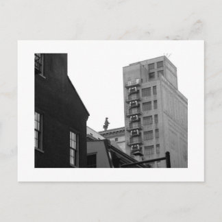 Penn Walking, Philadelphia. Postcard