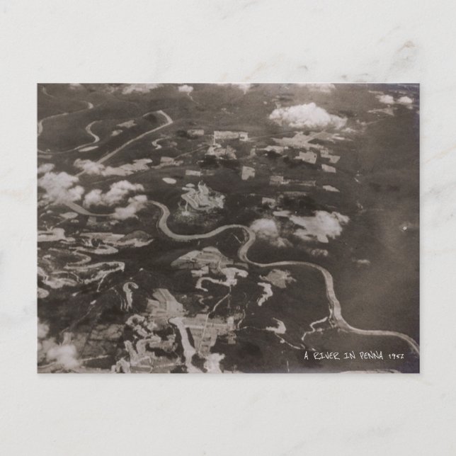 Penna River 1952 Postcard (Front)