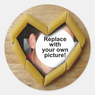 Penne Love Photo Template Sticker