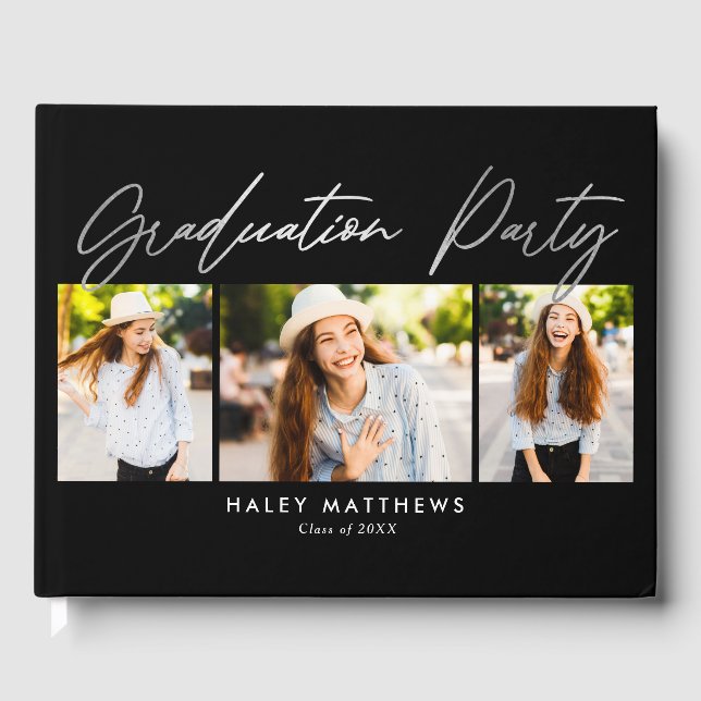 Penned Party Graduation Party Guest Book (Front)
