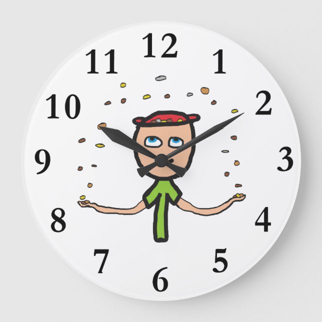 Pennies from Heaven Large Clock (Front)