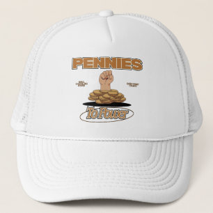 Pennies To Power™ Financial Revolution Statement Trucker Hat