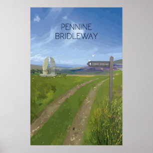 Pennine Bridleway National Trail Travel Poster