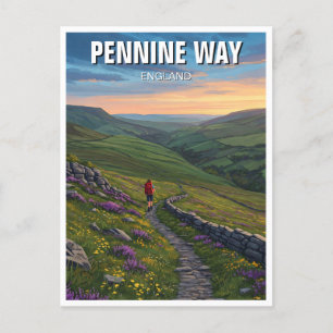 Pennine Way England Travel Postcard