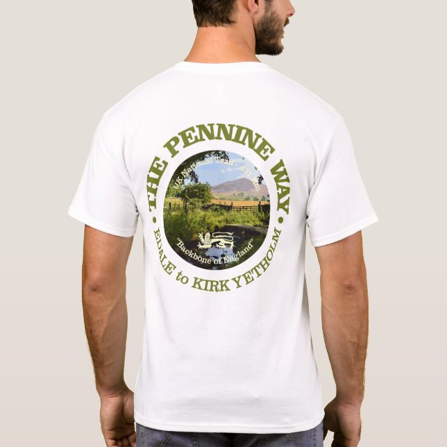 Pennine Way (rd) T-Shirt (Back)