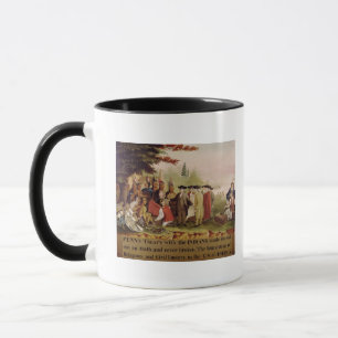 Penn's Treaty with the Indians in 1682, c.1840 Mug