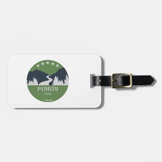 Pennsy Trail Indianapolis Luggage Tag (Front Horizontal)