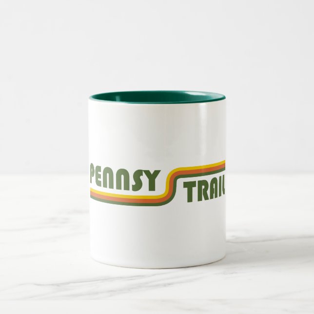 Pennsy Trail Indianapolis Two-Tone Coffee Mug (Center)