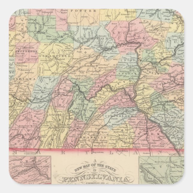 Pennsylvania 12 square sticker (Front)