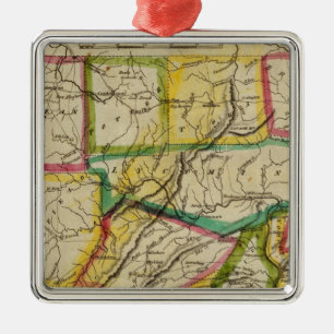 Pennsylvania 1818 Edition Metal Ornament