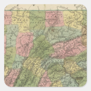 Pennsylvania 2 square sticker