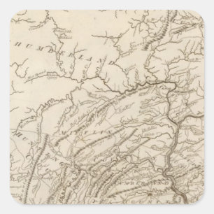 Pennsylvania 5 square sticker