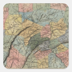 Pennsylvania 7 square sticker