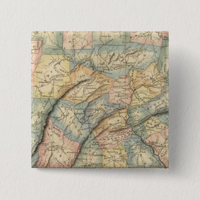 Pennsylvania 8 15 cm square badge (Front)