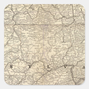 Pennsylvania 9 square sticker