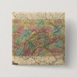 Pennsylvania and New Jersey 15 Cm Square Badge