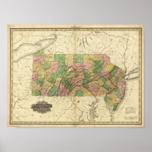 Pennsylvania and New Jersey 2 Poster