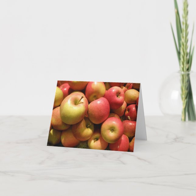 Pennsylvania Apples Note Card (Front)