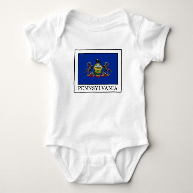 Pennsylvania Baby Bodysuit (Front)