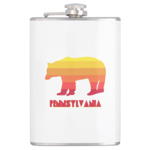 Pennsylvania Bear Hip Flask