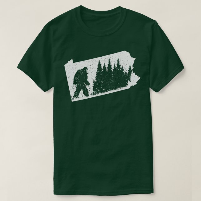 Pennsylvania Bigfoot T-Shirt (Design Front)