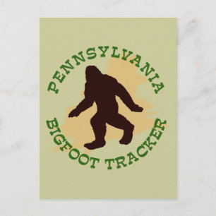 Pennsylvania Bigfoot Tracker Postcard
