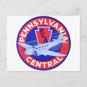 Pennsylvania Central Airlines Postcard