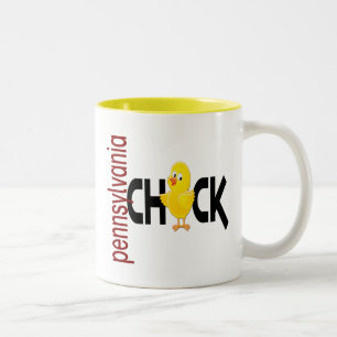 Pennsylvania Chick 1 Two-Tone Coffee Mug