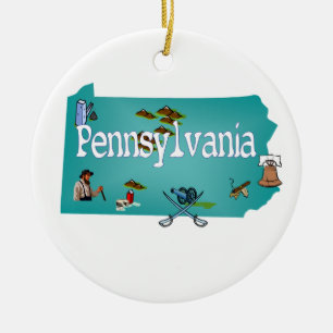 Pennsylvania Christmas Tree Ornament