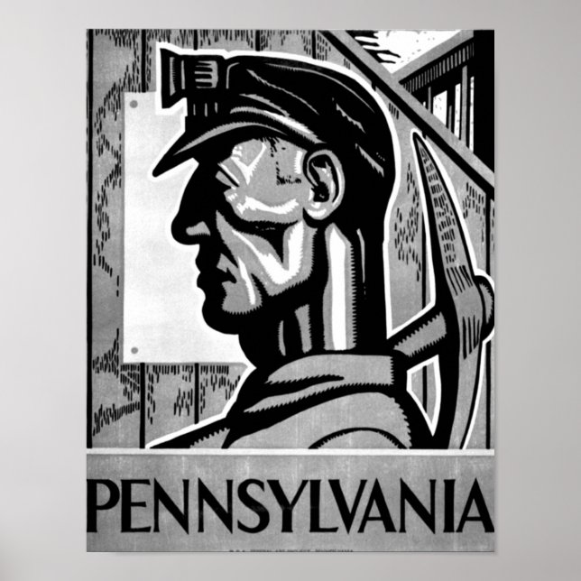 Pennsylvania Coal Poster WPA 1938 (Front)