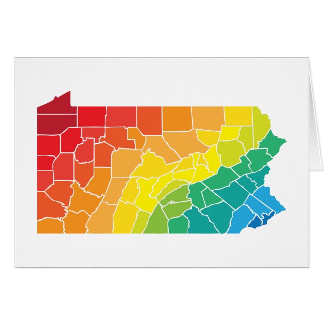 pennsylvania colour counties (Front Horizontal)