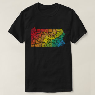 pennsylvania colour counties T-Shirt