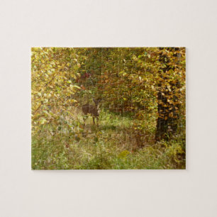 Pennsylvania Deer in Fall Nature Jigsaw Puzzle