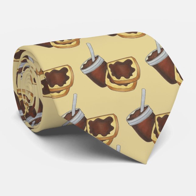 Pennsylvania Dutch Canned Apple Butter Amish Food Tie (Rolled)