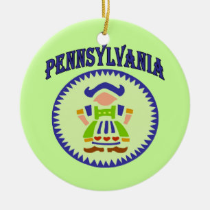 Pennsylvania Dutch Ceramic Ornament