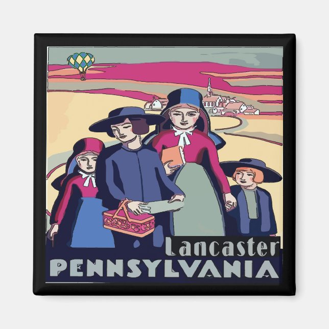 Pennsylvania Dutch, Lancaster Magnet (Front)