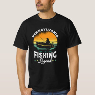 Pennsylvania Fishing Legend USA Fisher Gifts T-Shirt