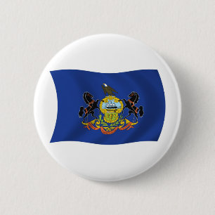 Pennsylvania Flag Button