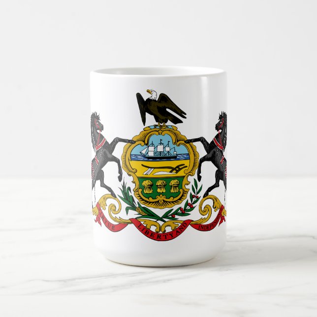 Pennsylvania flag coffee mug (Center)
