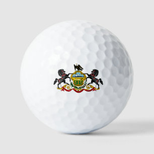 Pennsylvania flag golf balls