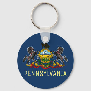 Pennsylvania Flag Key Ring