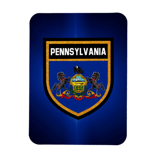 Pennsylvania Flag Magnet (Vertical)