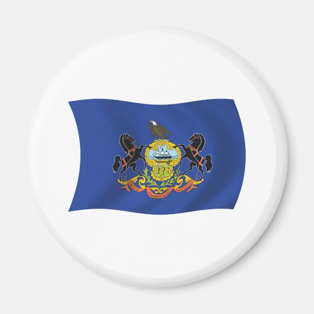 Pennsylvania Flag Magnet (Front)