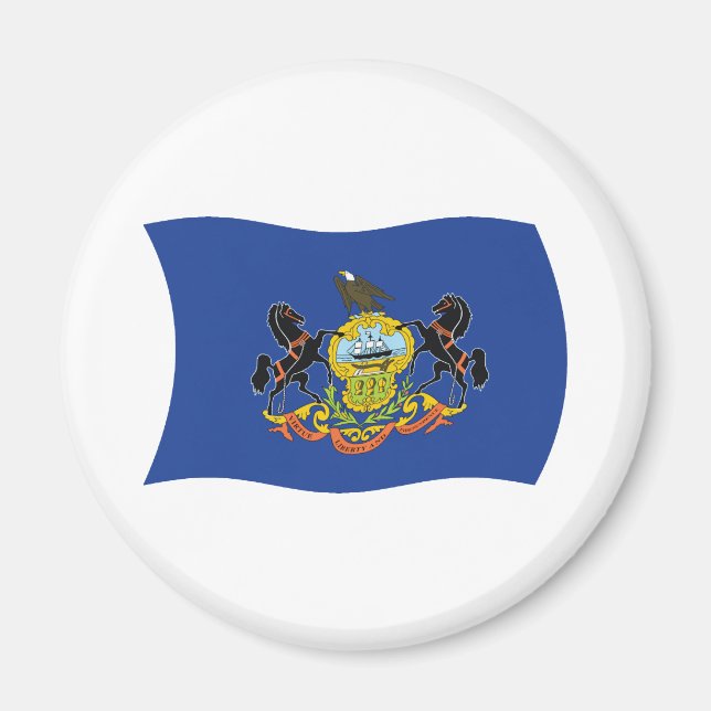 Pennsylvania Flag Magnet (Front)