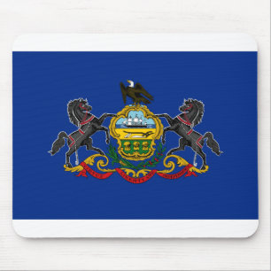 Pennsylvania flag mouse pad