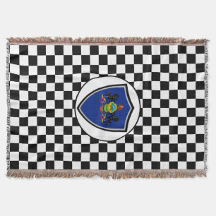 Pennsylvania flag throw blanket