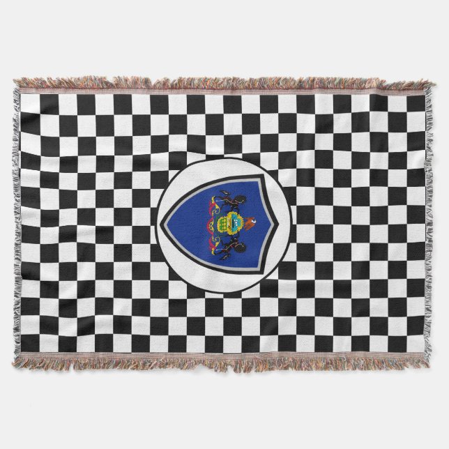 Pennsylvania flag throw blanket (Front)